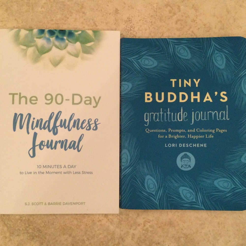 New! Set of 2 Mindfulness & Gratitude Journals